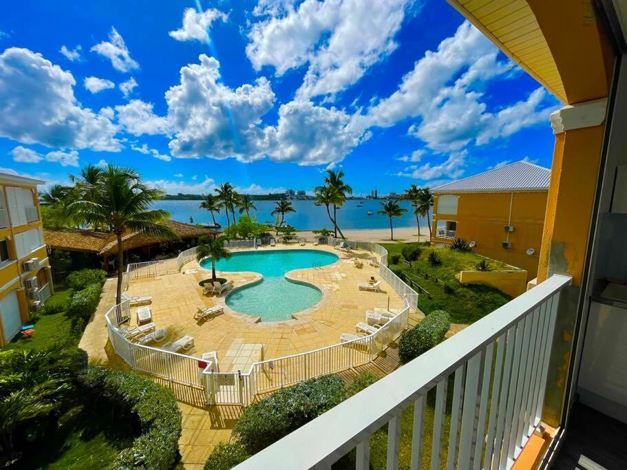 Superbe Studio Lumineux, Vue Sur Piscine Et Mer Baie Nettle Luaran gambar